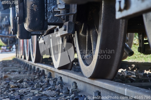 Image of Steam Locomotive Detail