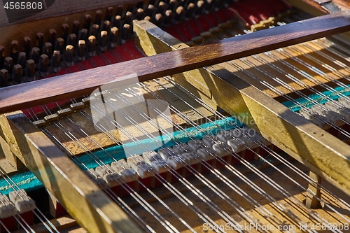 Image of Old Piano Interior Parts