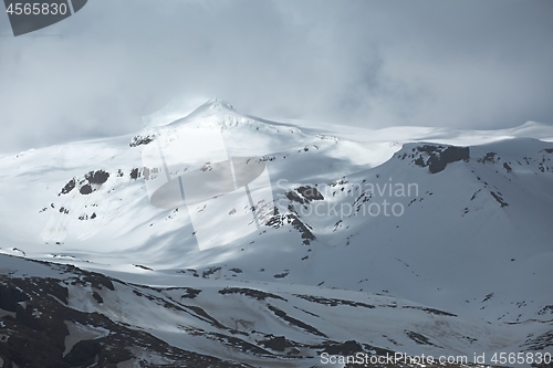 Image of Volcano Ice Cap Eyjafjallajokull in Iceland