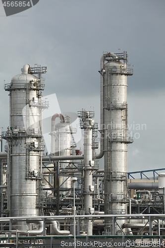 Image of Chemical plant pipes