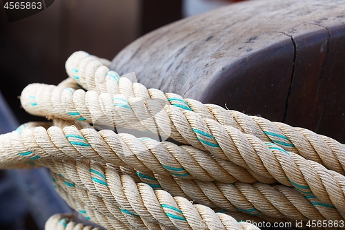 Image of Rope on a sailing boat