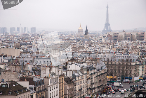 Image of view of Eiffel tower