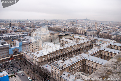 Image of Paris view from Notre Dame Cathedral.