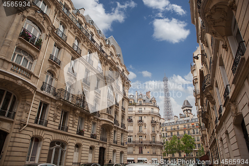 Image of Housing in Paris near Eiffel Tower