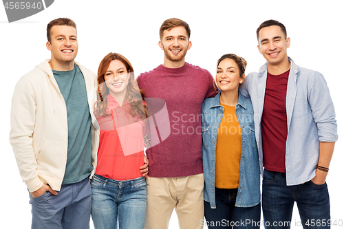 Image of group of smiling friends