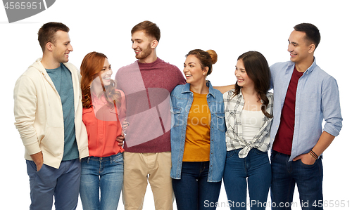 Image of group of smiling friends