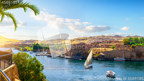 Image of Nile in Aswan