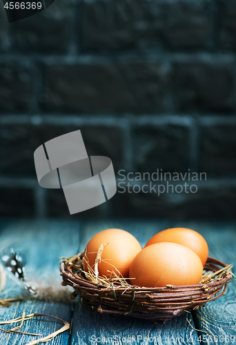 Image of easter eggs