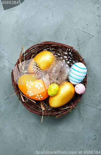 Image of easter eggs