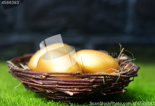 Image of easter eggs