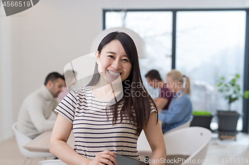 Image of Startup Business Team At A Meeting at modern office building