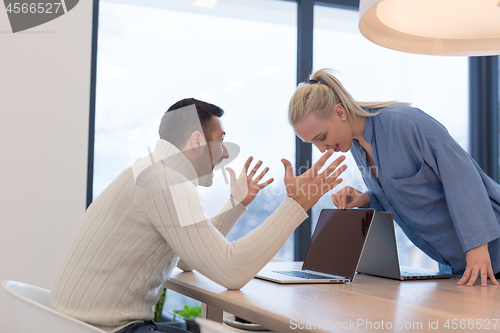 Image of Startup Business Team At A Meeting at modern office building