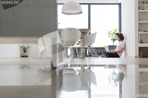 Image of man enjoying relaxing lifestyle