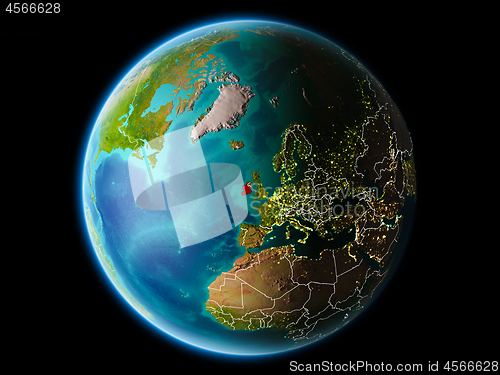 Image of Ireland in the evening