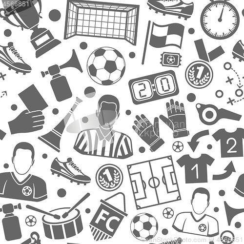 Image of Soccer Football Seamless Pattern
