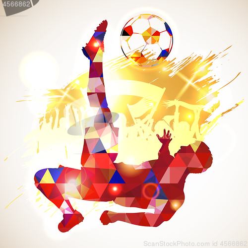 Image of Silhouette Soccer Player