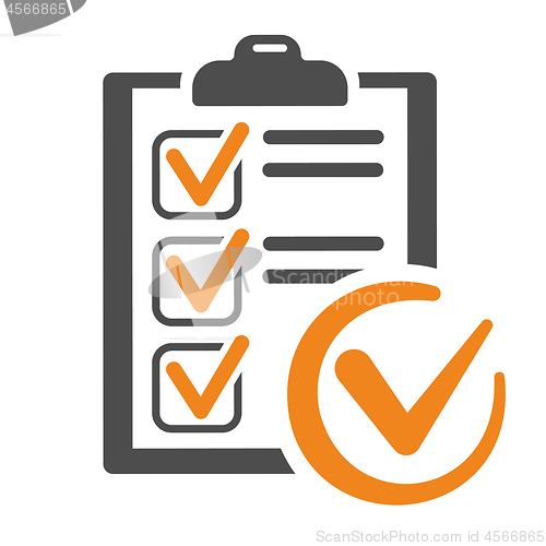 Image of Clipboard with Checklist Icon