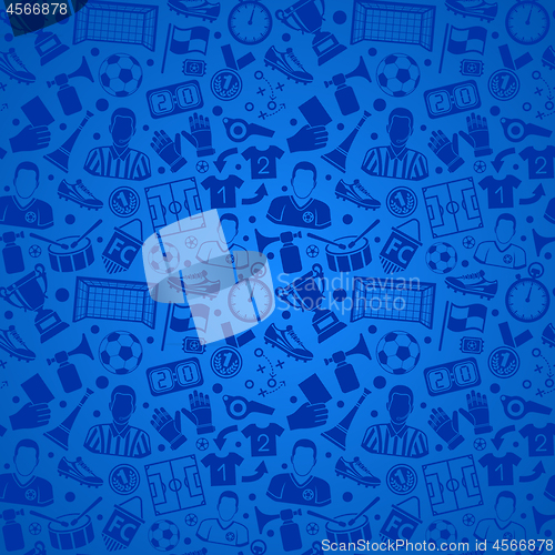 Image of Soccer Football Seamless Pattern