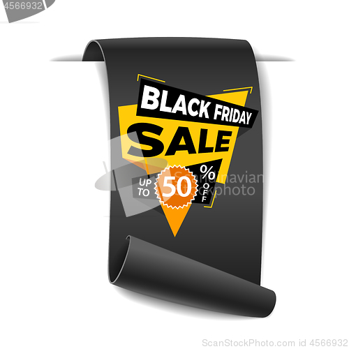 Image of Black Friday Sale Paper Banner