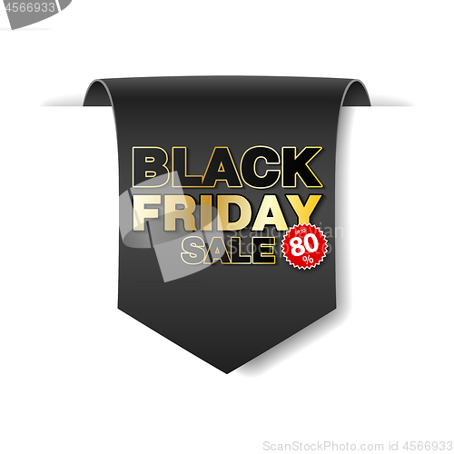 Image of Black Friday Sale Paper Banner