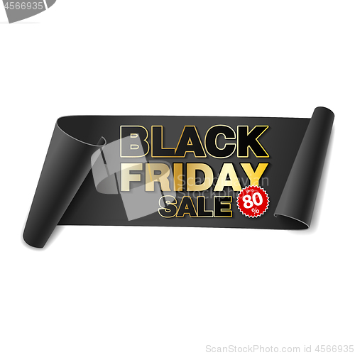 Image of Black Friday Sale Paper Banner