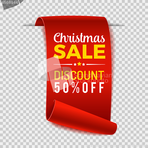 Image of Christmas Sale Paper Banner