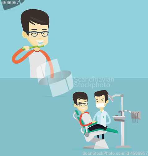 Image of Two medical banners with space for text.