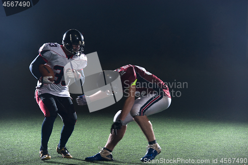 Image of American football players in action