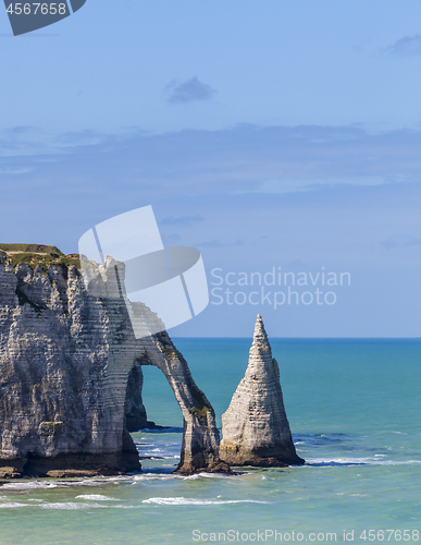 Image of Cliffs of Etretat, Normandy,France