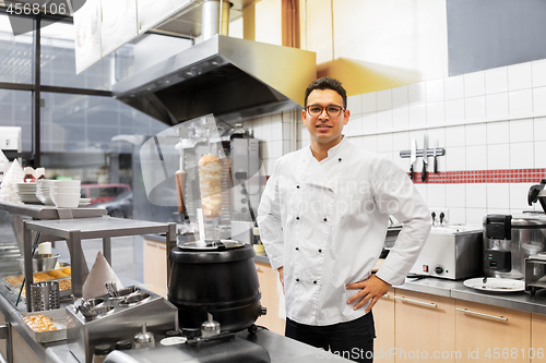 Image of chef at kebab shop