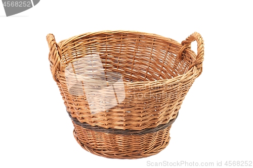 Image of Simple basket on white