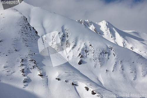 Image of Mountains covered with snow