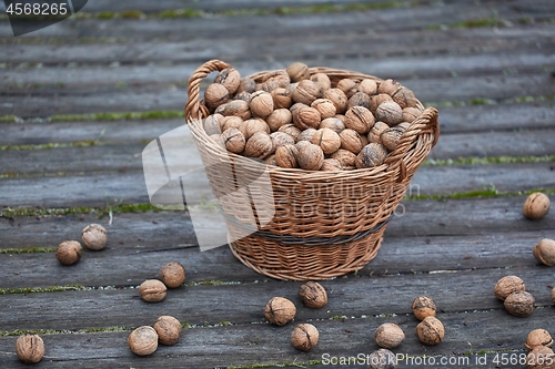 Image of Walnuts in a basket