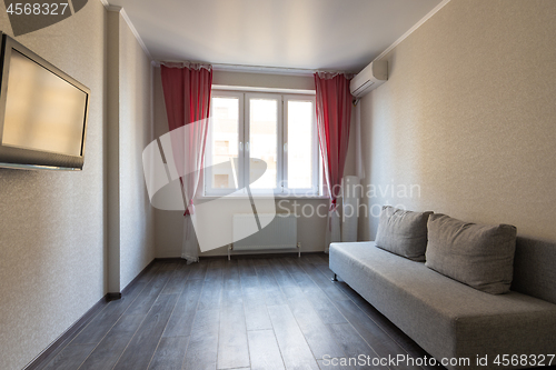 Image of Interior of a small room in the apartment for rent