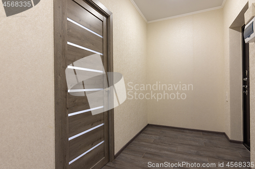 Image of Empty corridor in the apartment at the front door