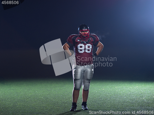 Image of American football players in action