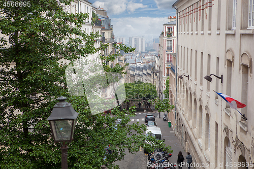 Image of Roofs in residential quarter of Montmartre