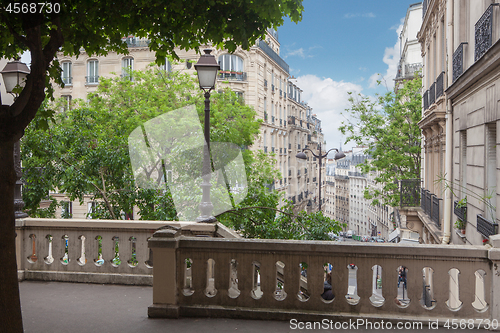 Image of Ladder on the hill Montmartre