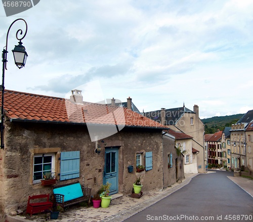 Image of Old Street near Chateau des Ducs de Lorraine, France