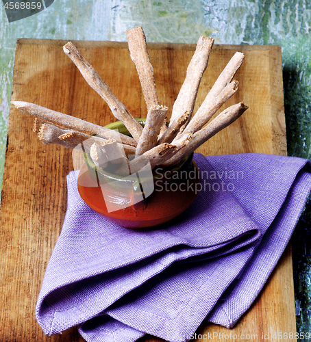 Image of Freshly Baked Bread Sticks