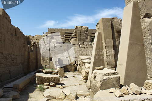 Image of Ruins of Karnak Temple in Luxor, Egypt