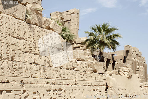 Image of Ruins of Karnak Temple in Luxor, Egypt