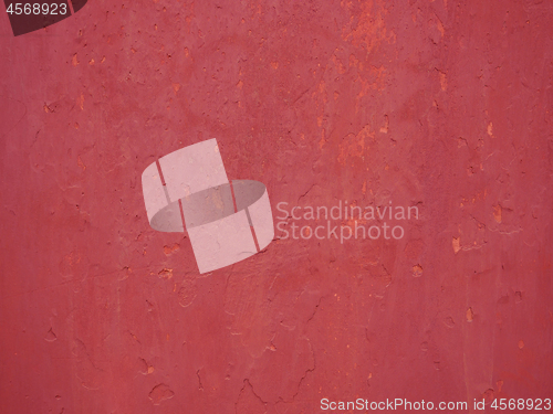 Image of Detail of old red painted wall