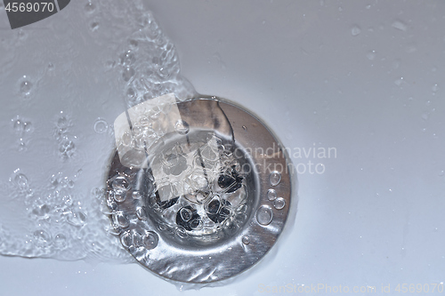 Image of Bathroom sink drain