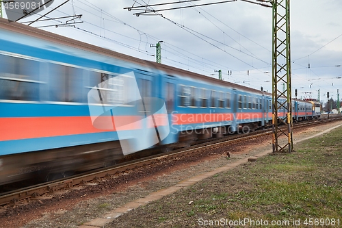 Image of Train passing by