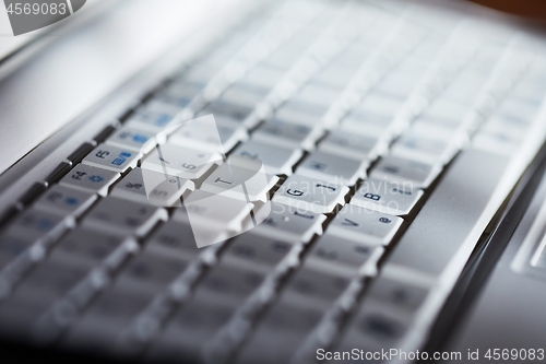 Image of White Keyboard Detail