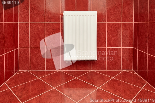 Image of Tiled bathroom floor