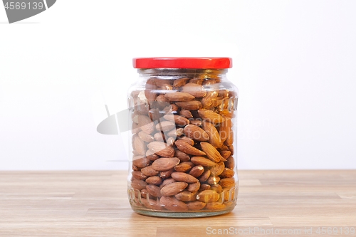 Image of Almonds in a jar