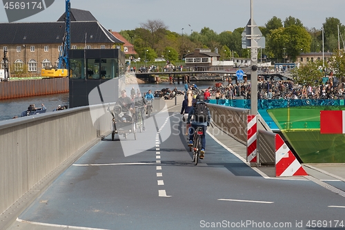 Image of Riding a bikes in Copenhagen