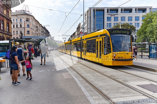 Image of Tram line in Budapest
